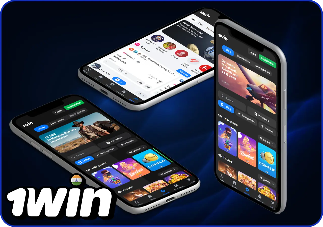 1win App Download for Android and iOS in India