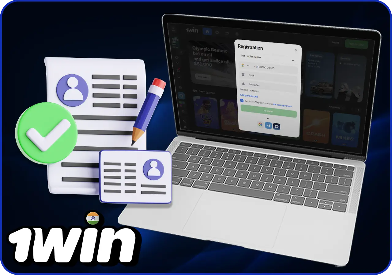 1Win Register in India