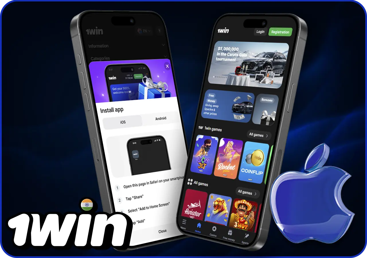 1win mobile app for iOS