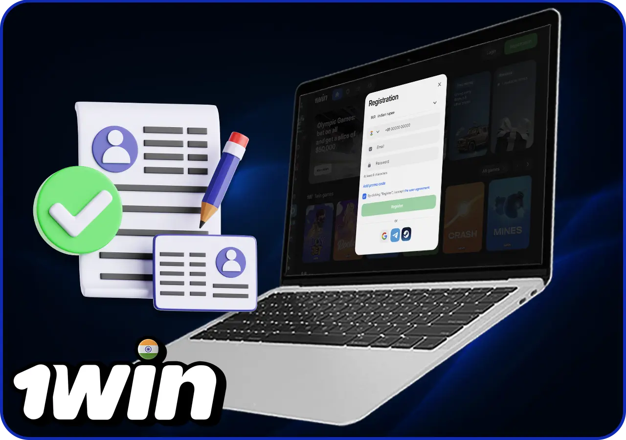 Registration at 1win